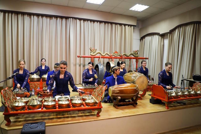 Malam di Museum Moskow Bersama Gamelan